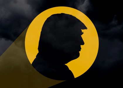 trump bat signal