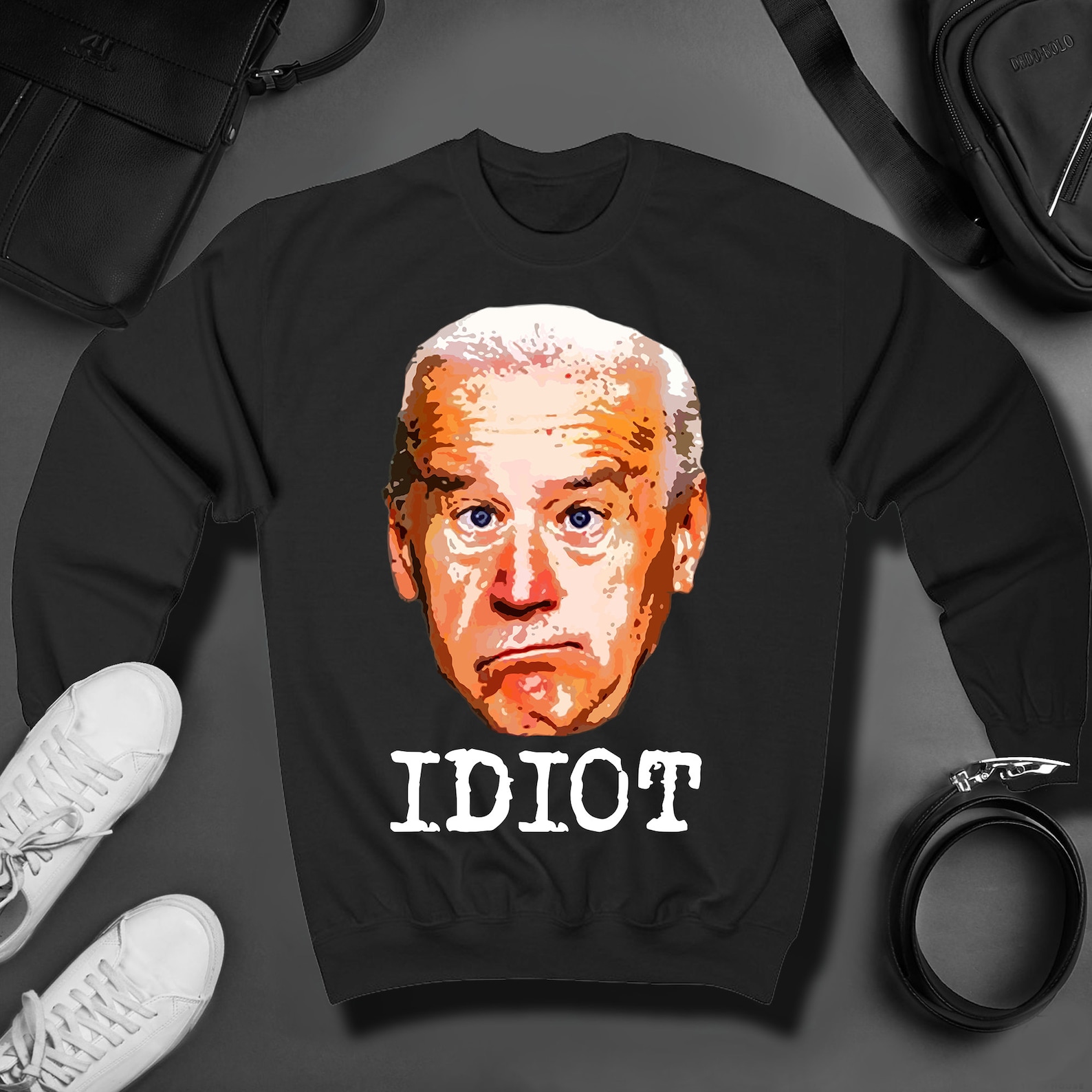 biden idiot face